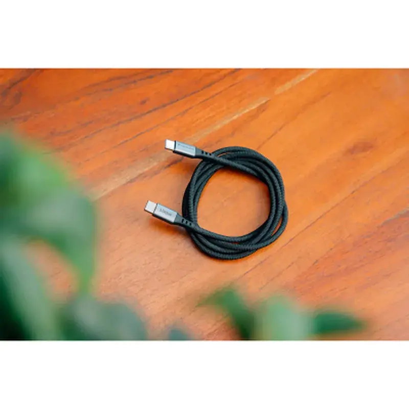 Кабель для передачи данных Verbatim USB-C to USB-C 60W 1.2 m black (31845) - фото 7