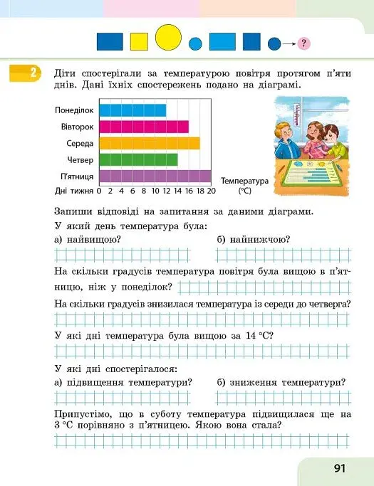 Математика. 3 клас. Навчальний посібник у 3-х частинах. Частина 3 - Оксана Онопрієнко - фото 17