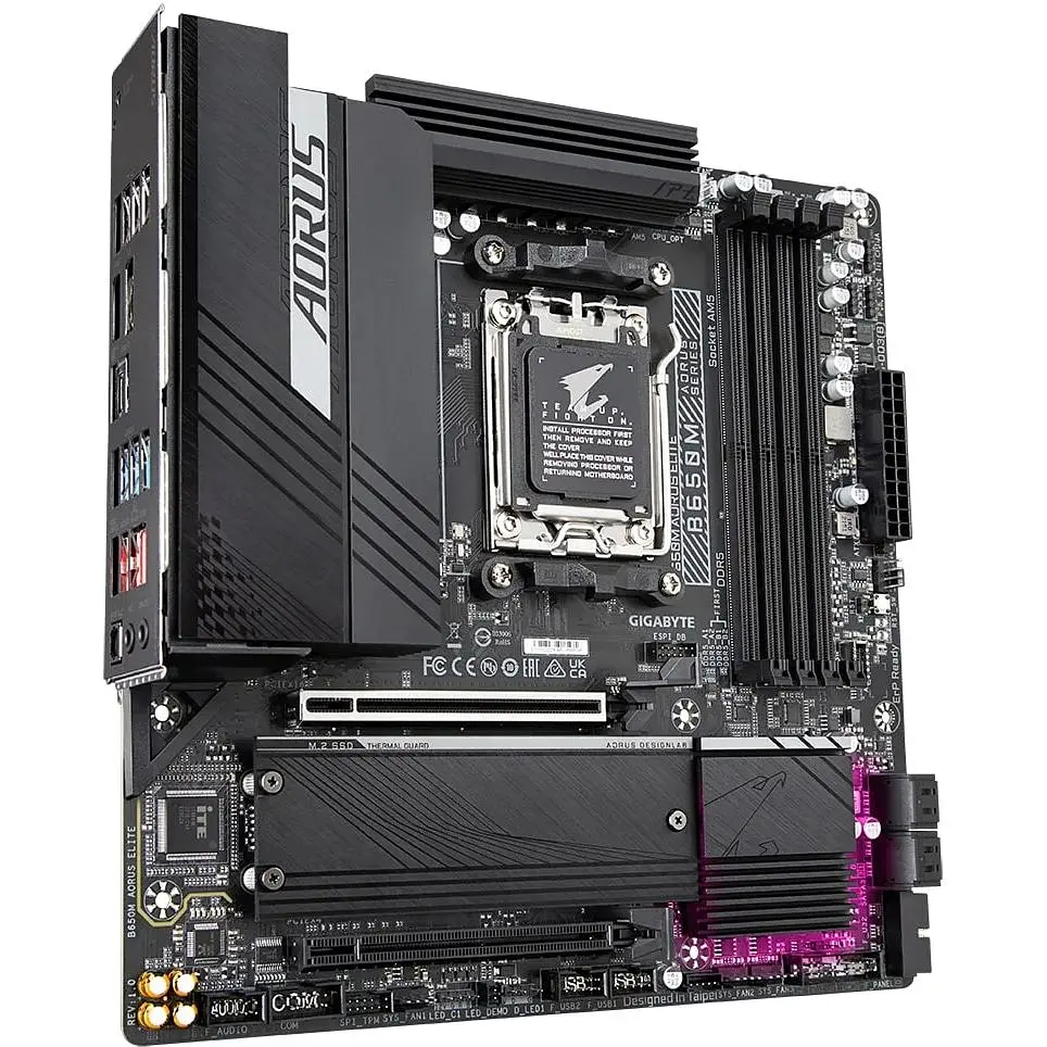 Материнская плата Gigabyte B650M Aorus Elite Socket AM5 - фото 3