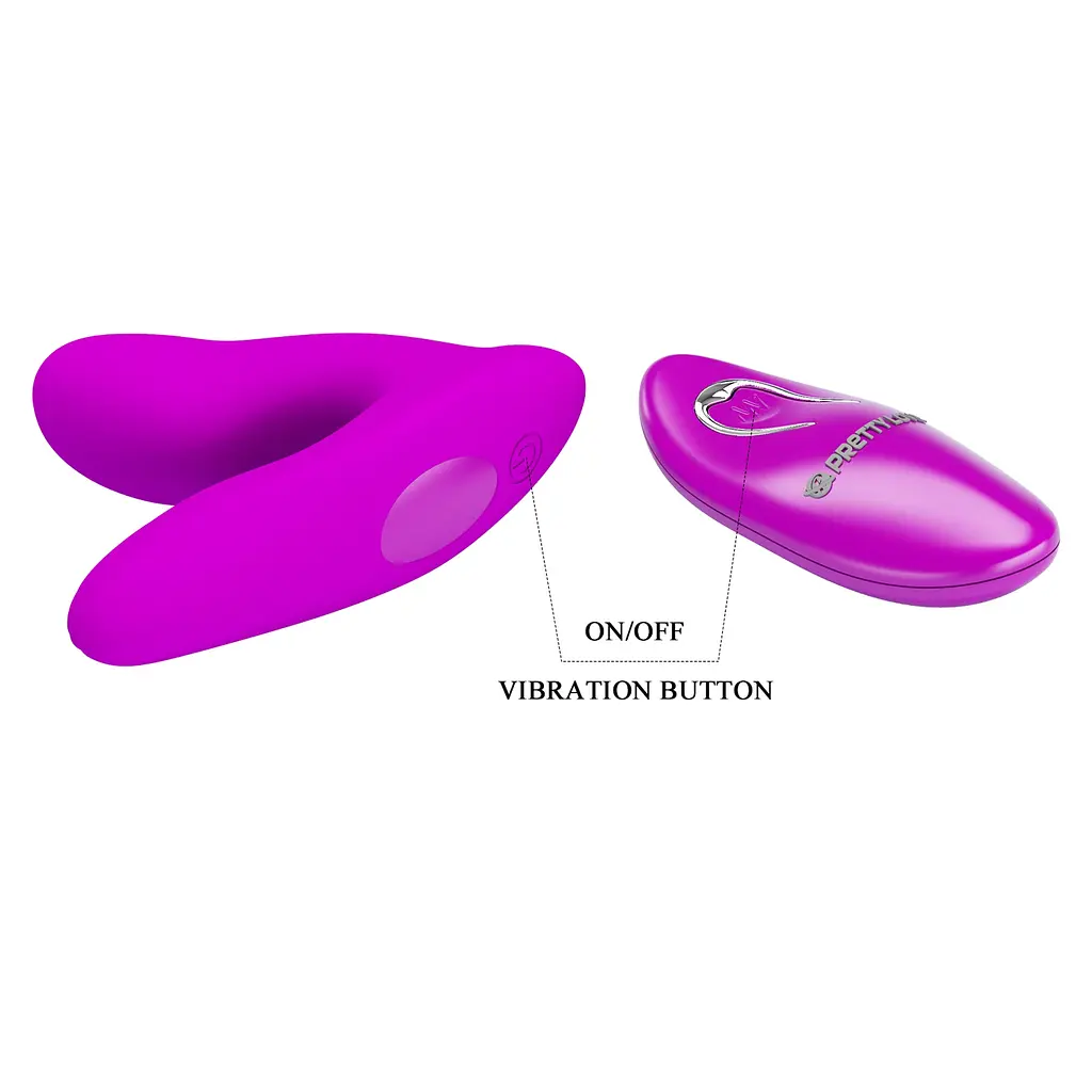 Вібромасажер PRETTY LOVE - Melvin, 12 vibration functions Memory function Wireless remote control PRETTY LOVE BI-040157W 100113 - фото 8