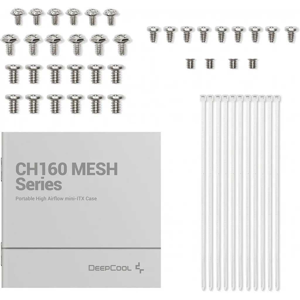 Корпус Deepcool CH160 Mesh White (R-CH160-WHNMI0-G-1) [146740] - фото 11