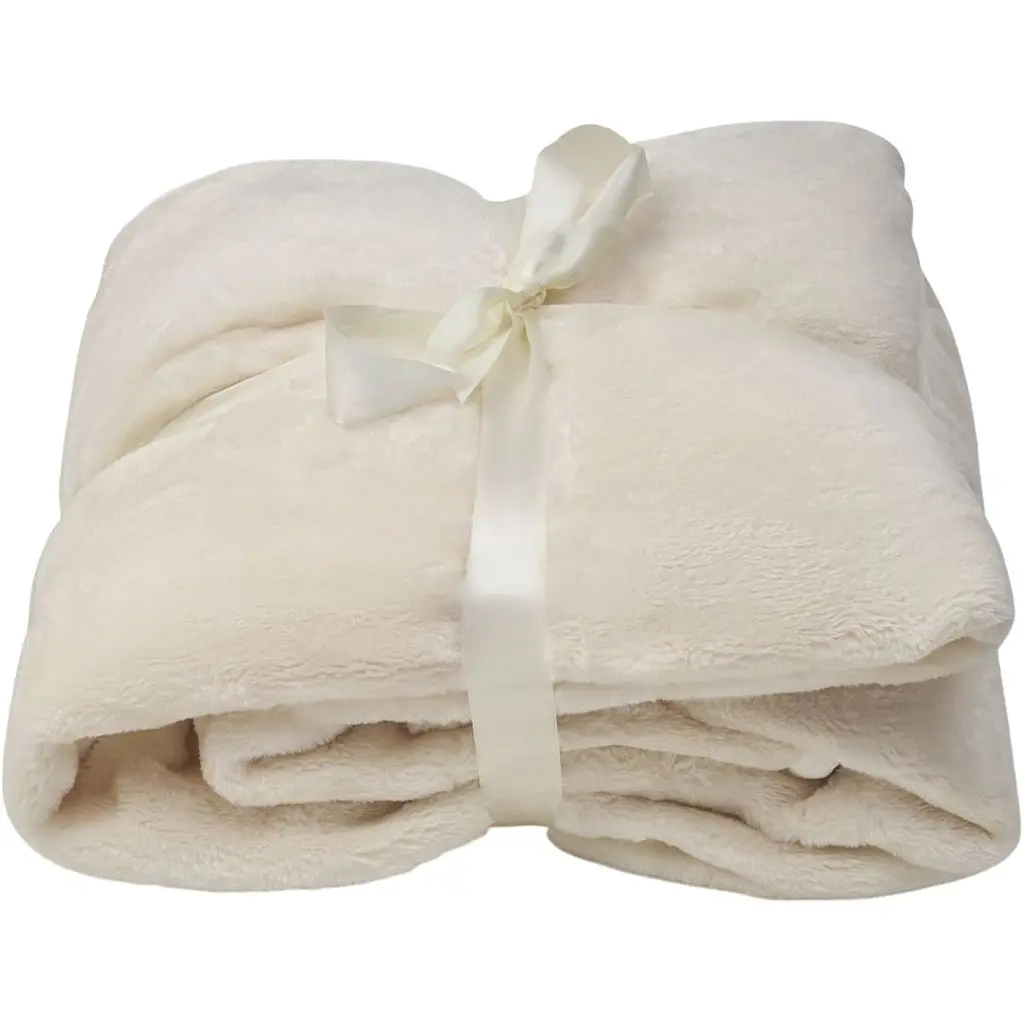 Плед MBM HOME Luna 130х160 см айворі (TB-02 IVORY)
