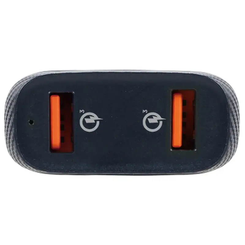Зарядний пристрій Gembird 2 port 36W QC3.0 (TA-U2QC3-CAR-01) - фото 2