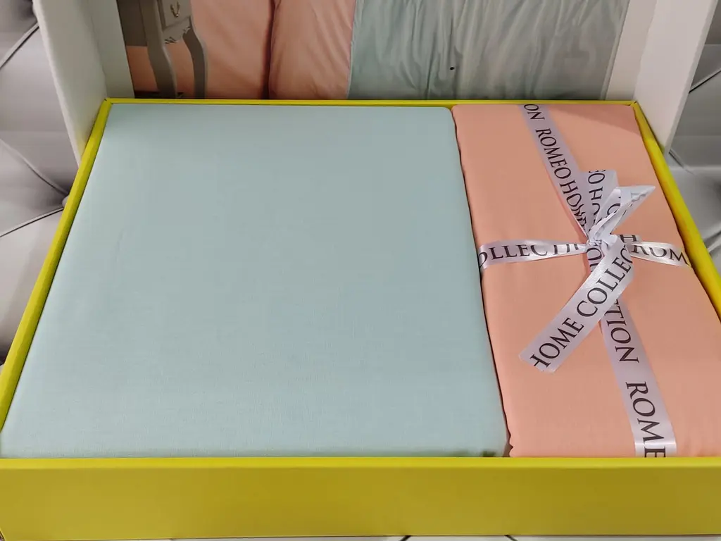Постільна білизна Water Green and Powder Ранфорс Romeo Home pbe0051794 - фото 2