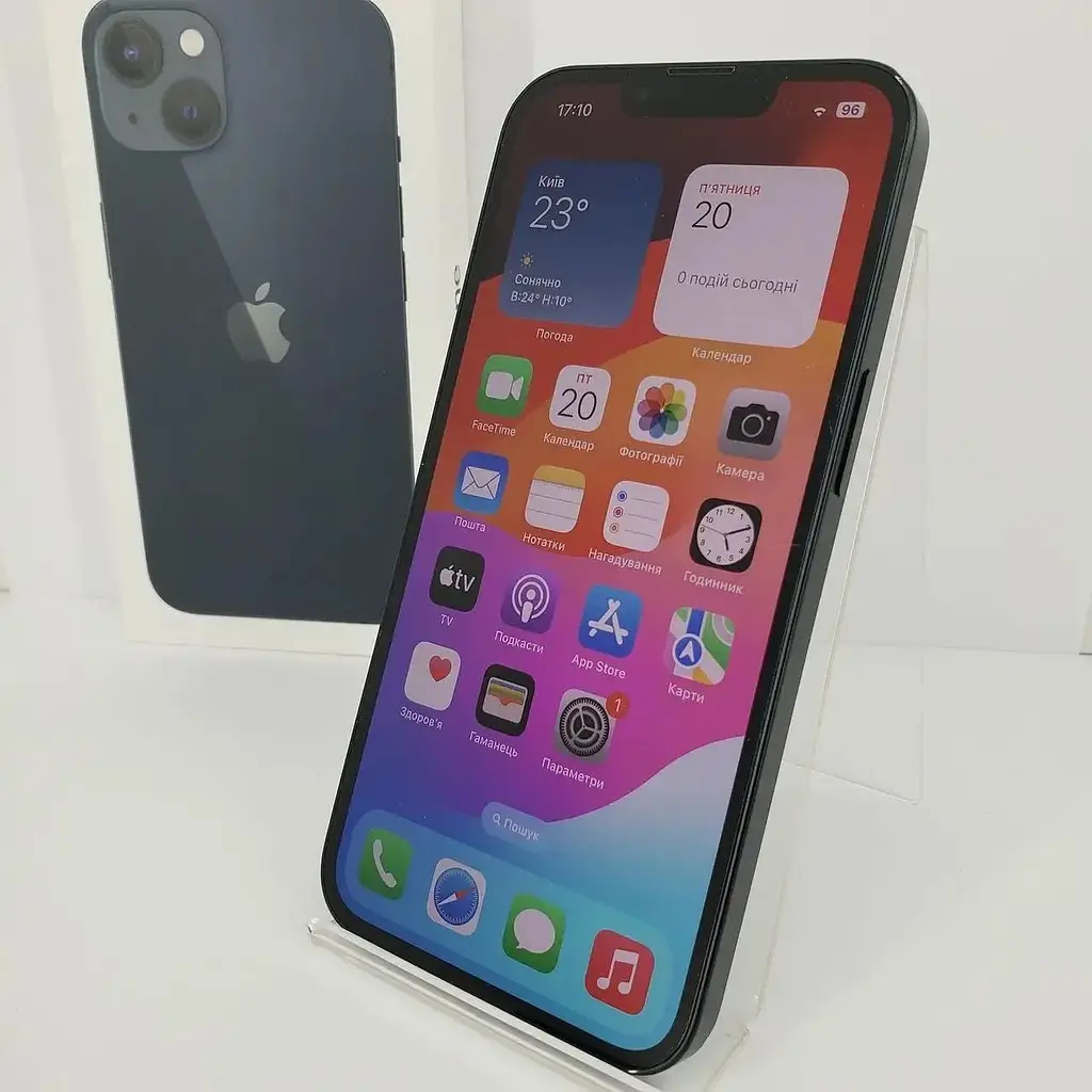 Смартфон Apple iPhone 13 256Gb Midnight A2633 (MMLQ63ZD/A) (TL4YP6WPGJ) Б/У - фото 2