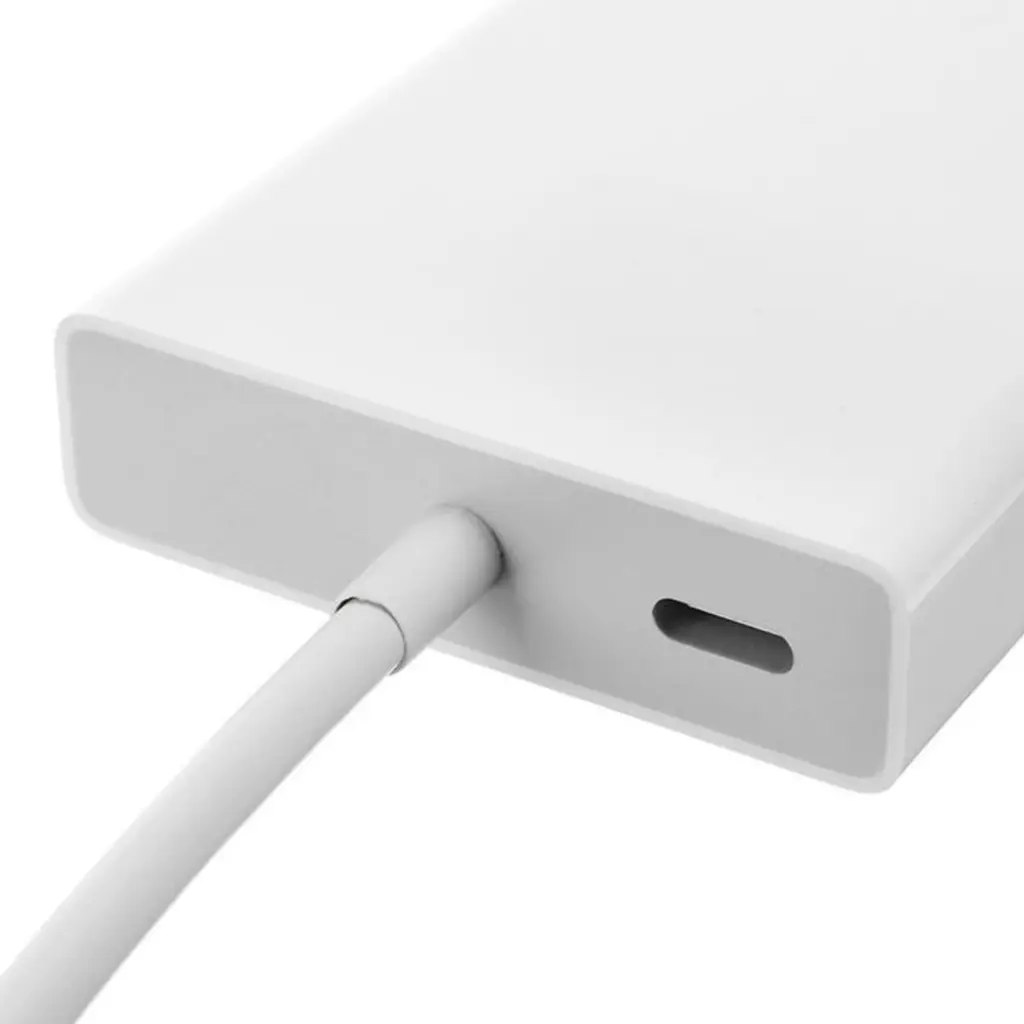 Адаптер хаб Type-C Xiaomi на VGA Lan RJ-45 Usb multi-functional adapter - фото 2