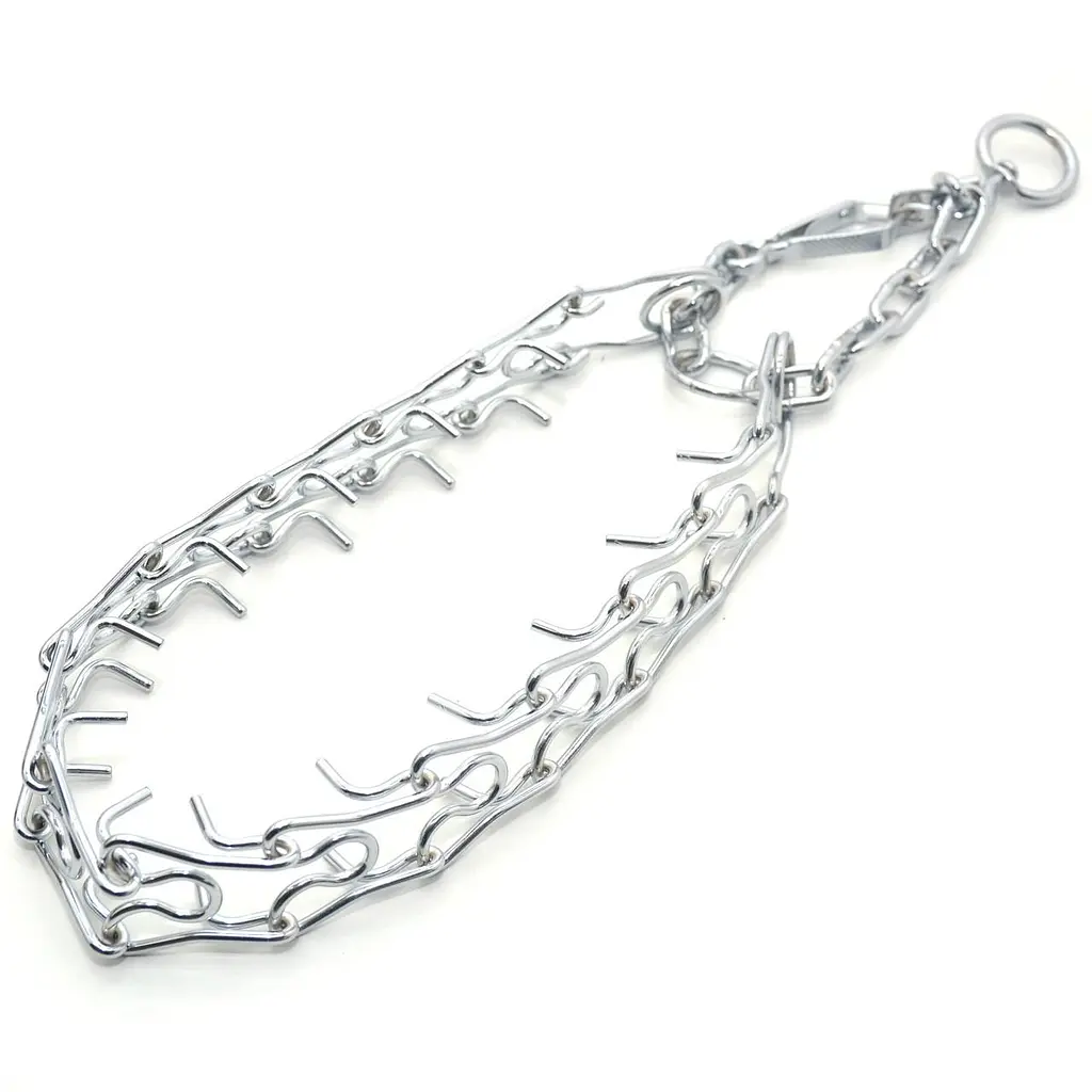 Нашийник зашморг жорсткий для собак Zoo-hunt хромовий ХЖ № 6 74 см - фото 2