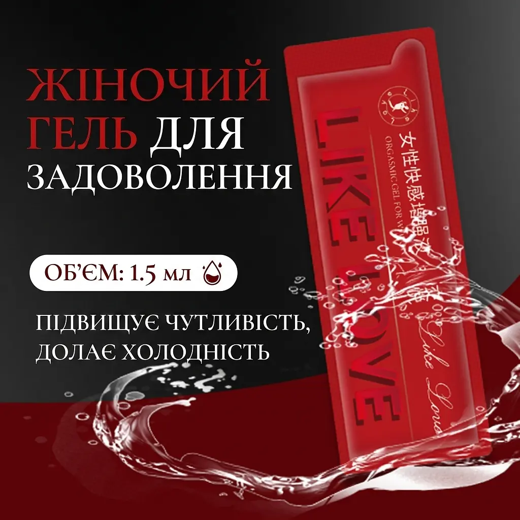 Гель-стимулятор для вагінального сексу Jiaoyue Like Love жіночий 1.5 мл без запаху - фото 3