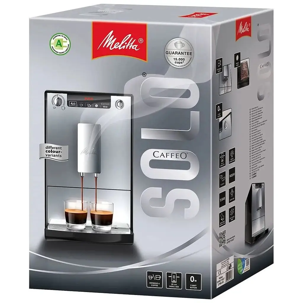 Кофемашина MELITTA Caffeo Solo Pure Black (E950-222) - фото 5