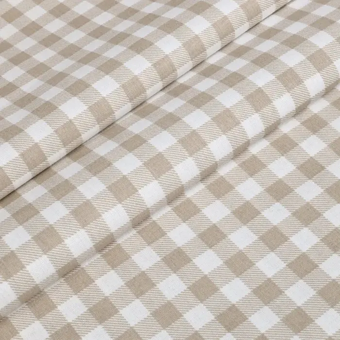 Дитяче простирадло Cosas Beige Check 110х160 см бежево-біле (BeigeCheck_110x160) - фото 7