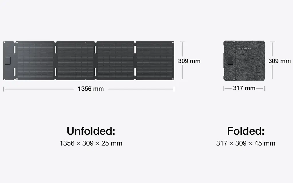 Солнечная панель EcoFlow 60W / 60 Вт / 21.6 В (EFSOLAR60-TYPE-C) - фото 8