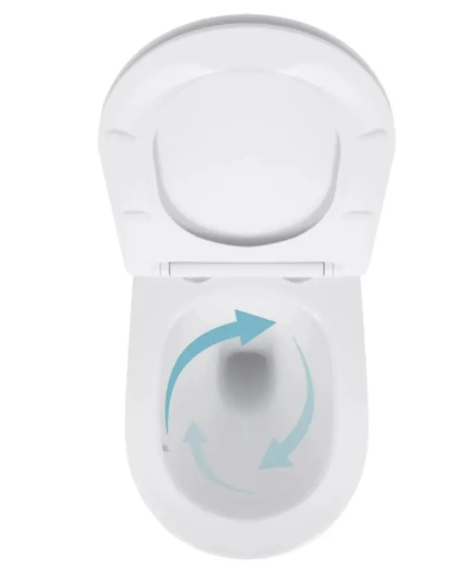 Унітаз підвісний Qtap Jay Ultra Quiet White, з сидінням Slim Duroplast/ Soft-close/ Release QT07335175W - фото 5