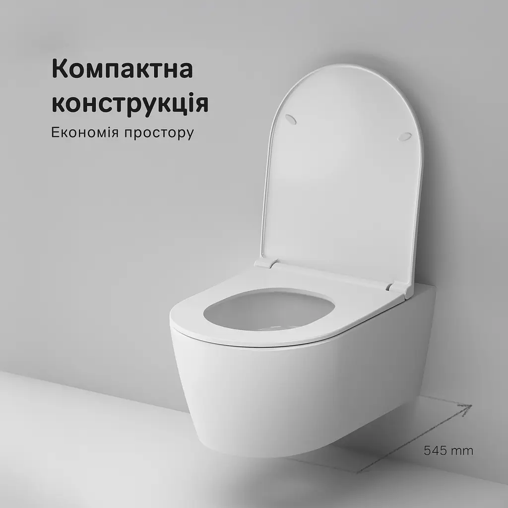 Унітаз підвісний AM.PM Func AquaSpin Rimless з сидінням Soft Close дюропласт white CFA1903SC - фото 8