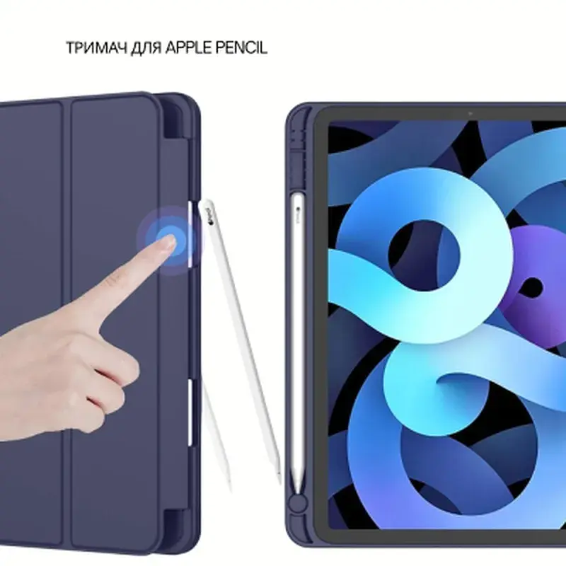 Чохол до планшета BeCover Tri Fold Soft TPU Apple iPad Air 11" M4 2026 Deep Blue (715230) - фото 4