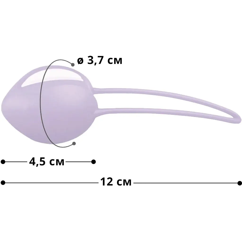 Вагинальный шарик Fun Factory Smartball UNO - фото 2