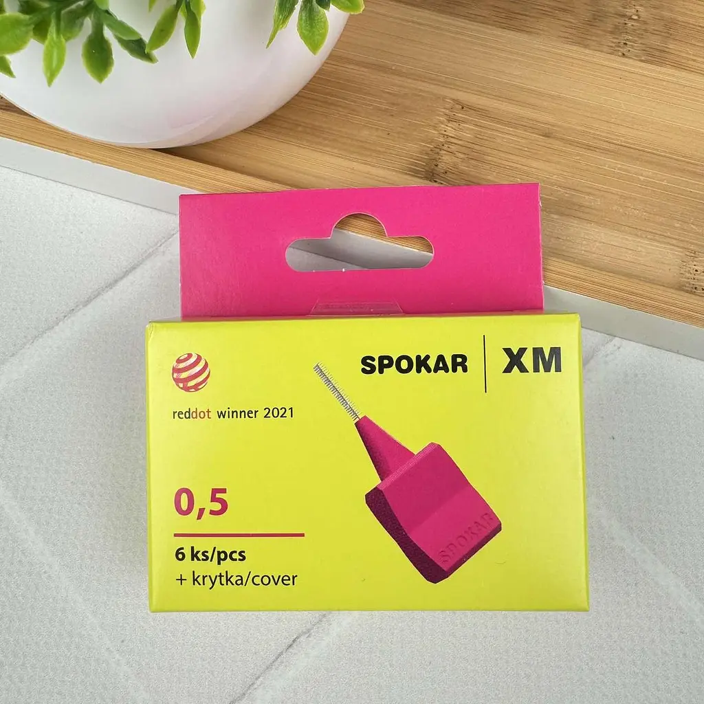 Міжзубні йоршики кутові Spokar XM 0.5mm, 6 шт