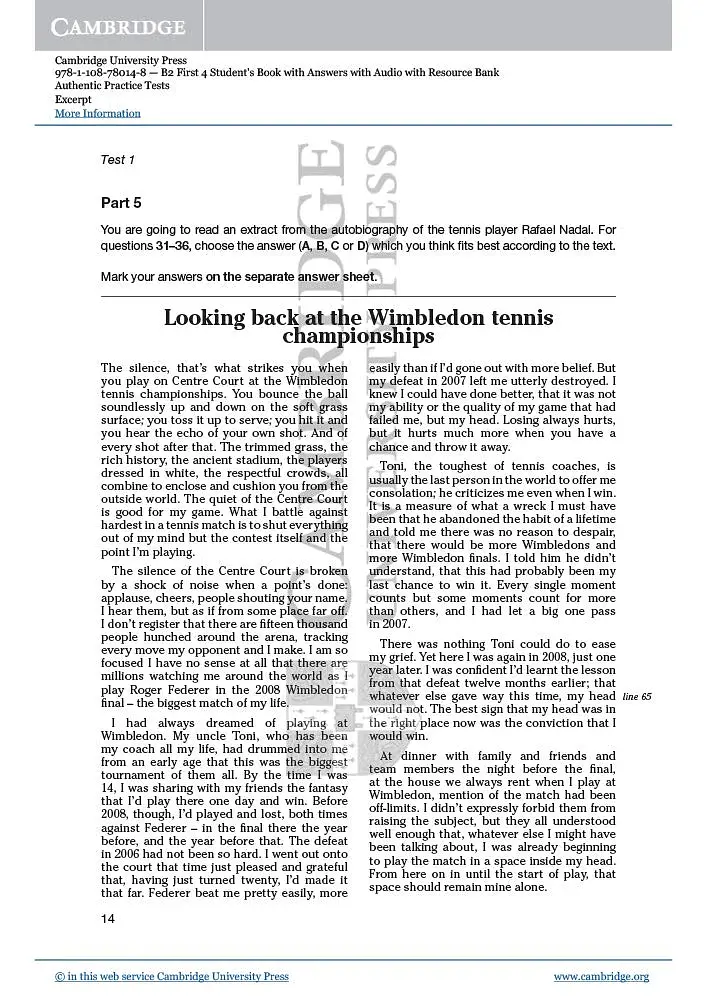 First 4 B2. Practice Tests. Student's Book with Answers with Audio with Resource Bank - фото 3