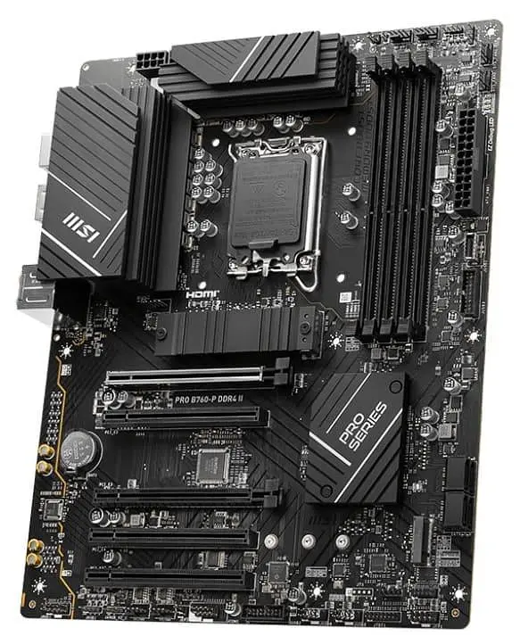 Материнська плата MSI Pro B760-P DDR4 II (PRO B760-P DDR4 II) (Socket 1700, Intel B760, ATX) Б/в - фото 2