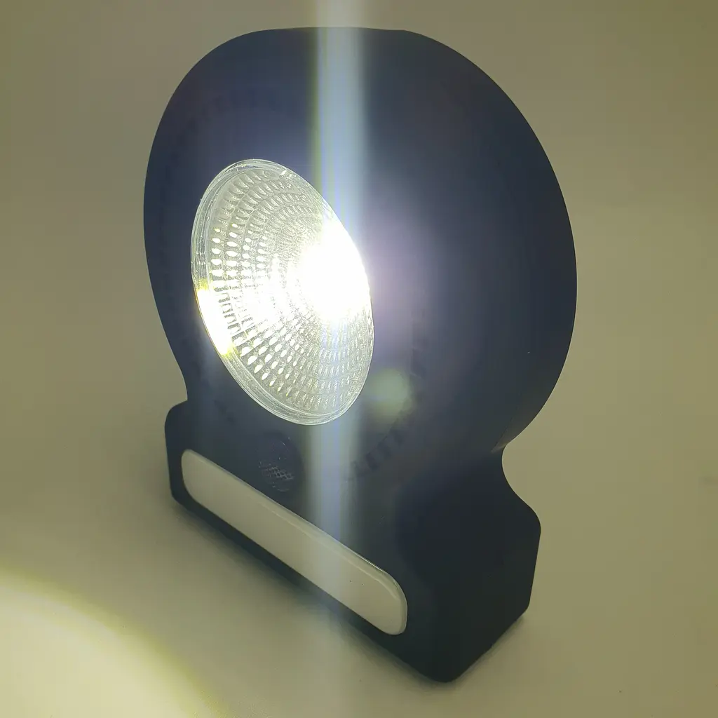 Ліхтар кемпінговий 3 режими COB, 8SMD(white), 5SMD(red) магніт та гак для підвіски 3хАА лампа 11см UKC 037-A чорний - фото 5