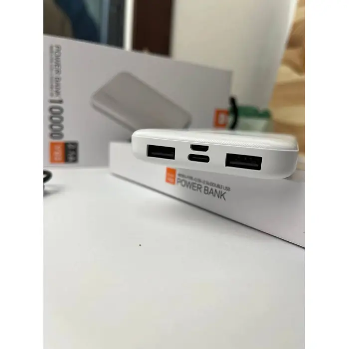 Повербанк внешний аккумулятор WUW Y93 10000 mAh белый - фото 3
