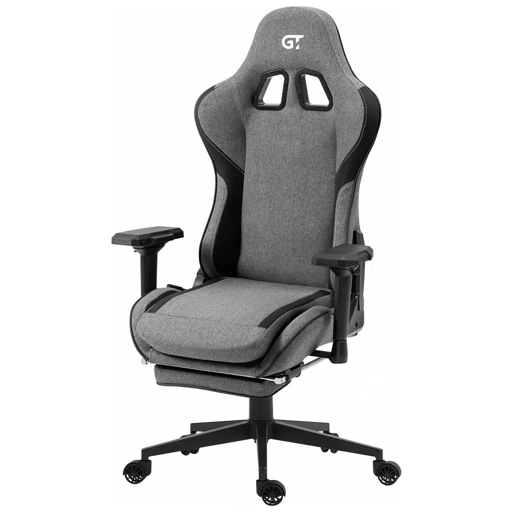 Кресло игровое GT Racer X-2308 Gray/Black (X-2308 Fabric Gray/Black) - фото 8