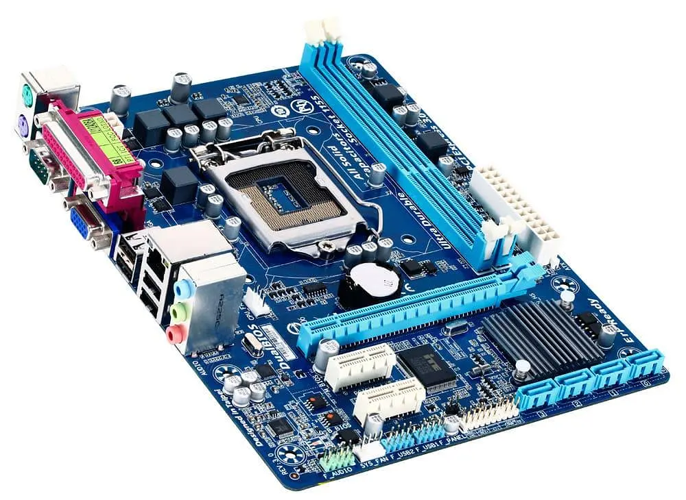 Материнская плата Gigabyte GA-H61M-DS2 (GA-H61M-DS2) (Socket 1155, Intel H61, Micro-ATX) Б/у - фото 2