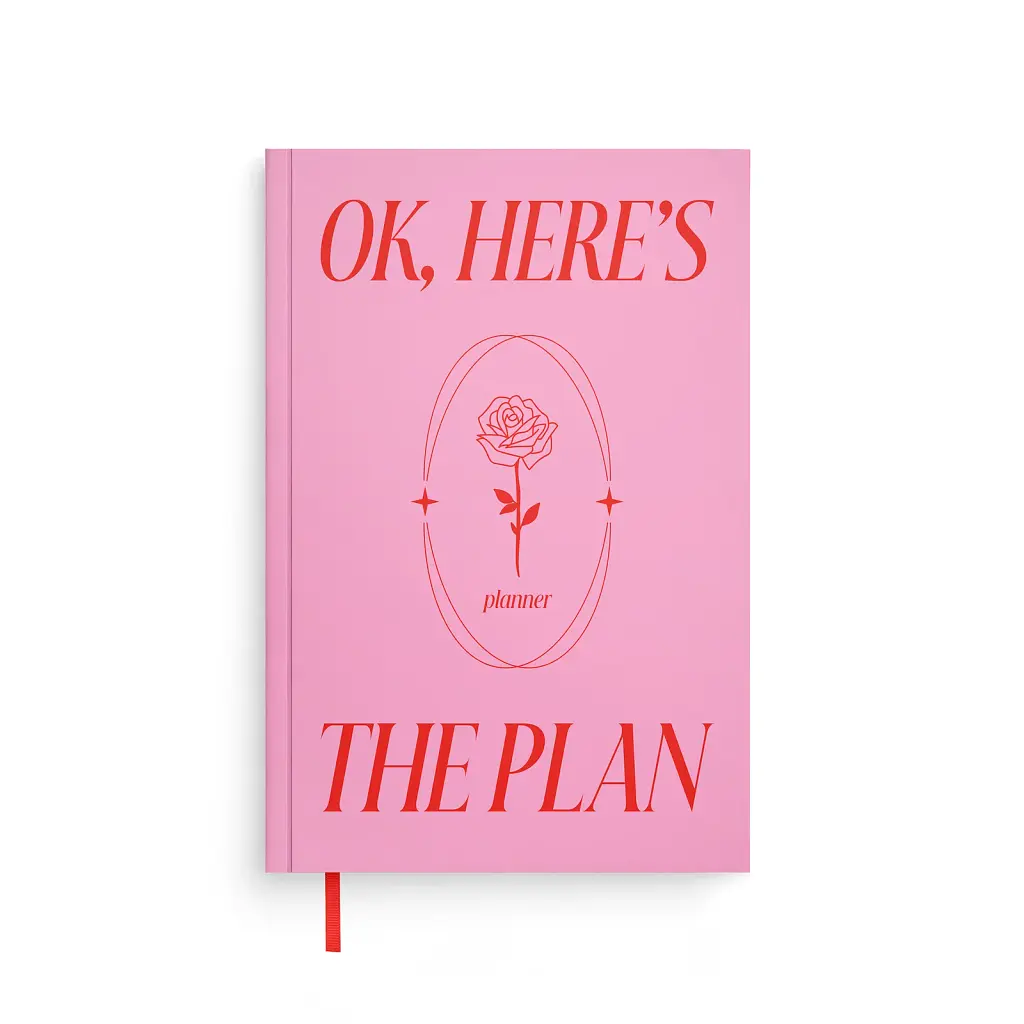 Минипланер Orner "HERE'S THE PLAN mini" розовый