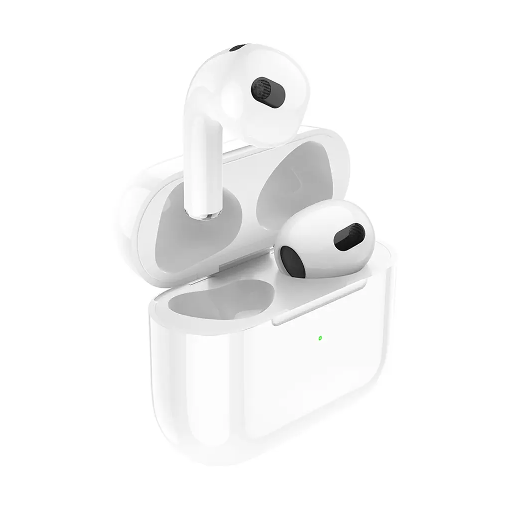 Блютуз навушники бездротові TWS HOCO EW76 White, білі, Bluetooth-гарнітура із зарядним кейсом, вбудований мікрофон, управління плеєром і дзвінками, бездротові навушники для телефону і планшета, підтримка Android і Apple - фото 5