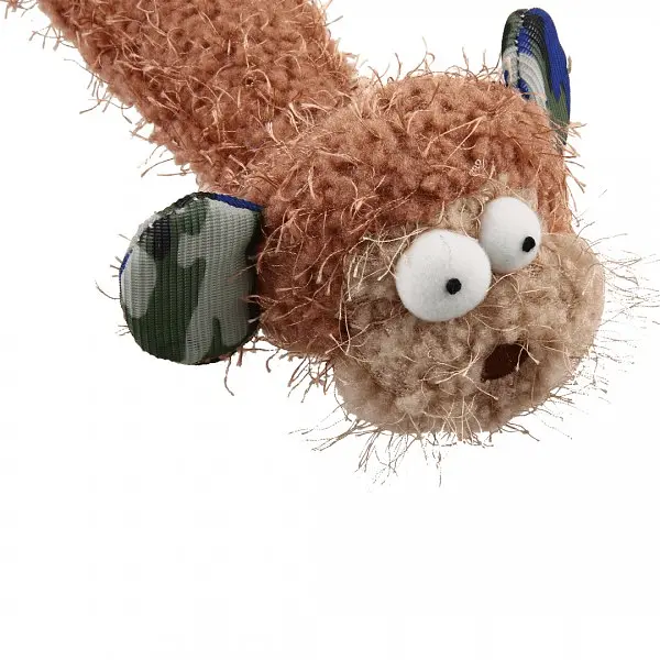 Іграшка для Собак Gigwi Plush Friendz Мавпочка з Канатним хвостом і Пищалкою 30 см - фото 4