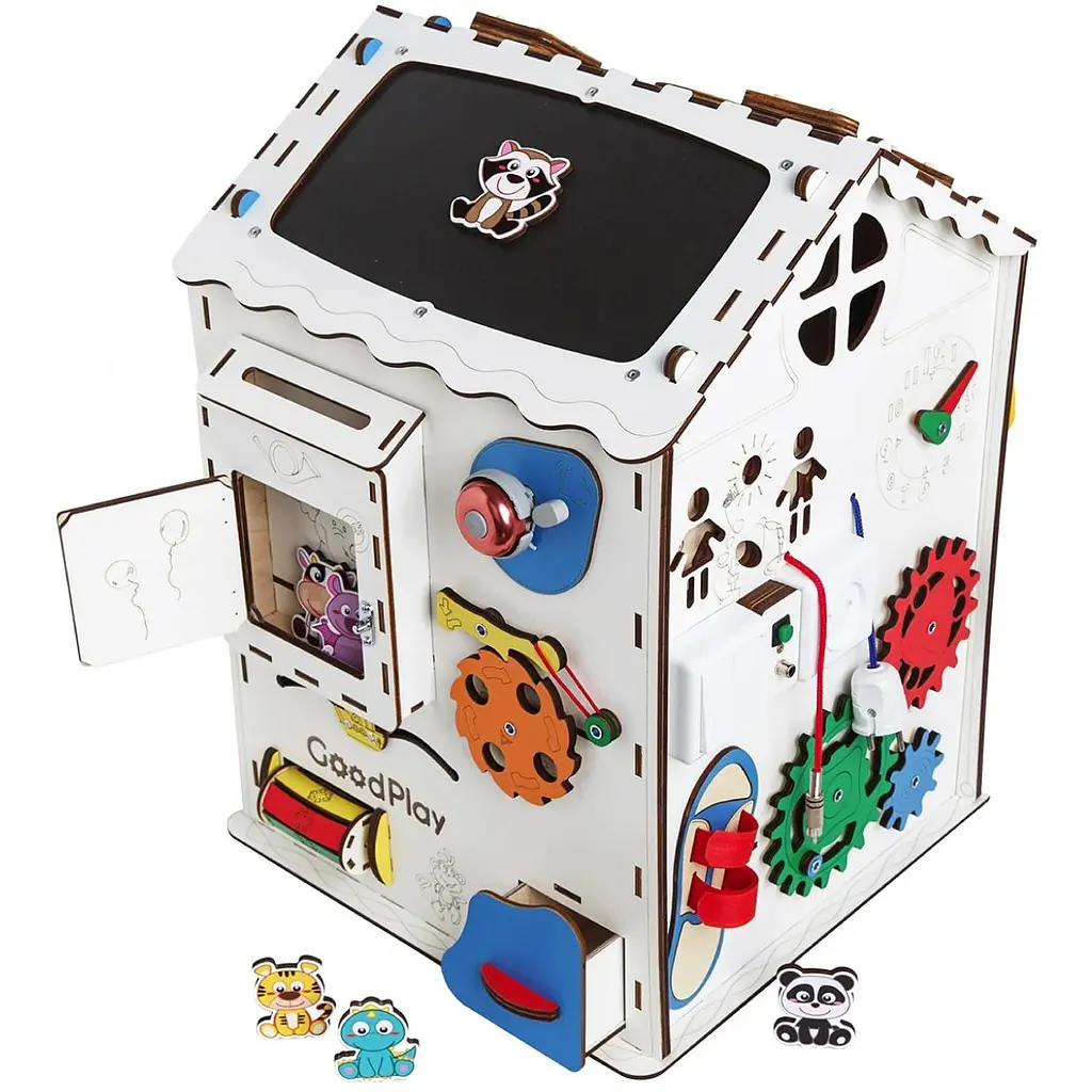 Развивающий центр GoodPlay Бизидом с подсветкой 50х35х35 см (B009) - фото 8
