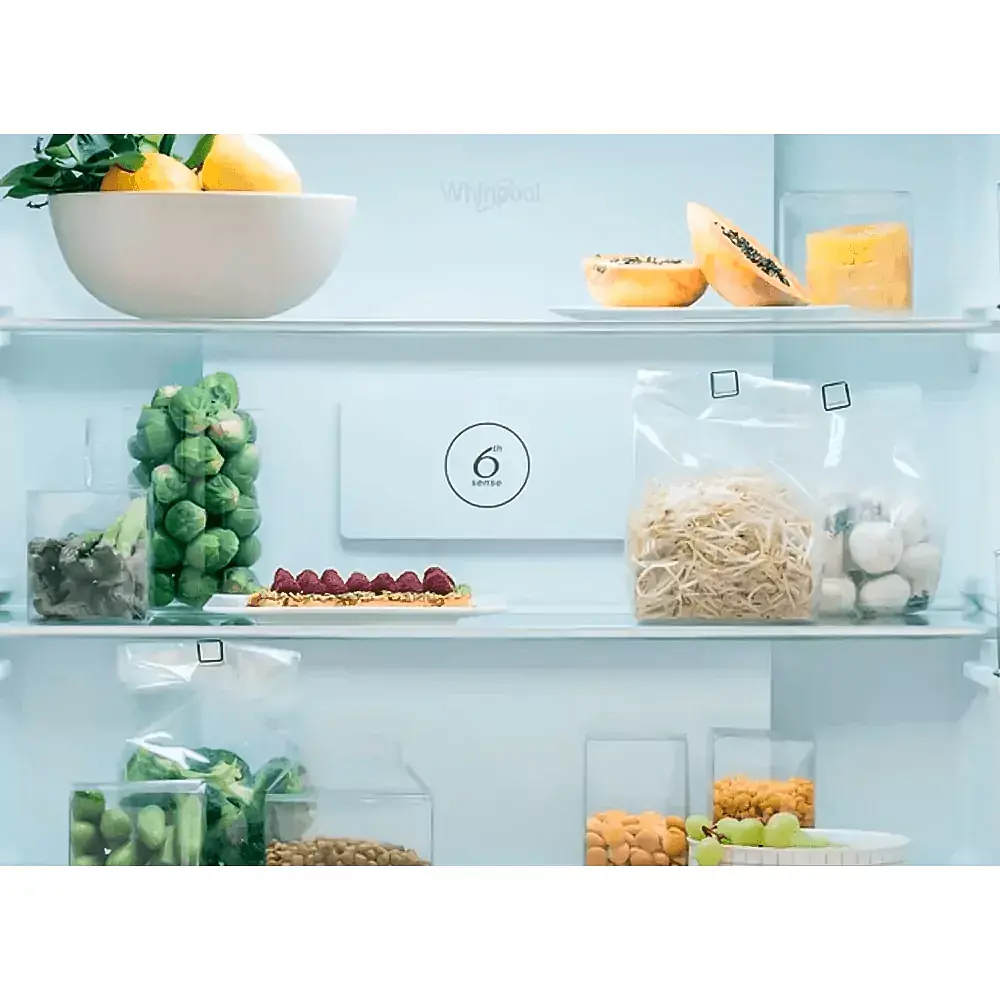 Холодильник Whirlpool многодверный 187.4x90.9х69.8 холодильное отделение 384 л морозильное отделение 207 л 4 двери А++ NF дисплей нержавеющая сталь (WQ9B3LEF) - фото 7