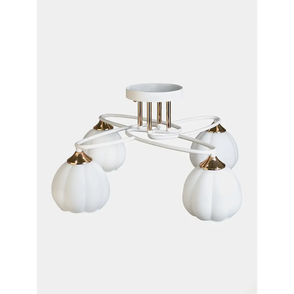 Люстра Brille LK-736C/4 E27 WH+FG - фото 2