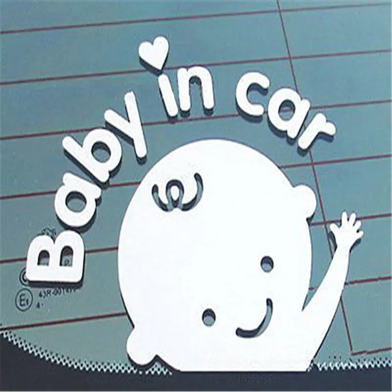 Наклейка в автомобіль Baby in car BOY Білий - фото 5