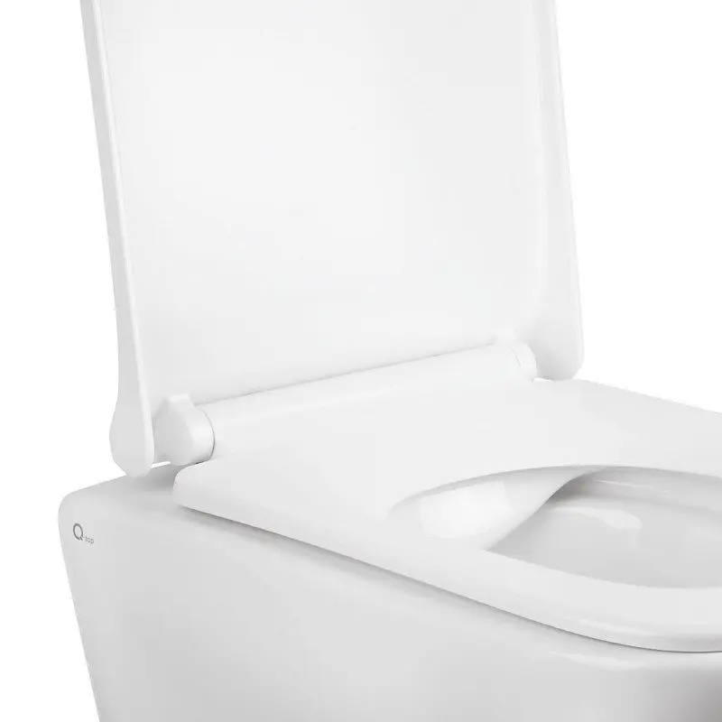 Набор Qtap инсталляция 3 в 1 Nest QT0133M425 с панелью смыва линейной QT0111M08V1384W + унитаз с сиденьем Tern QT1733052ERW, Белый - фото 5