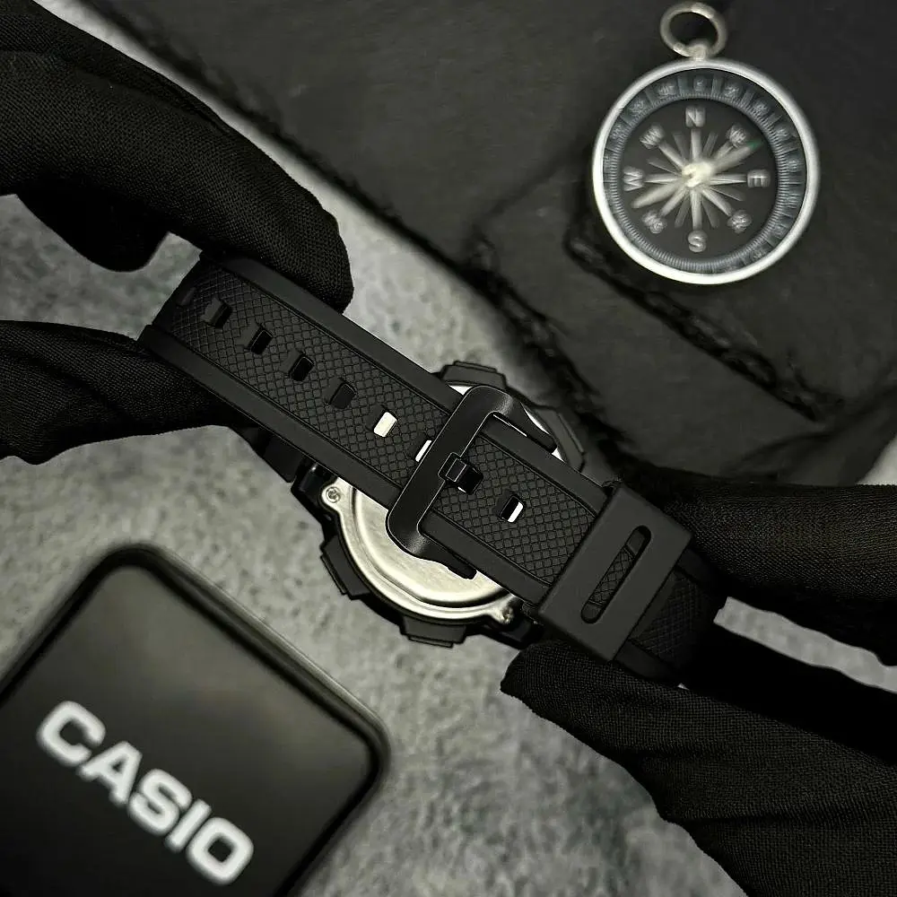 Чоловічий годинник Casio AE-1000W-1A Чорний ( AT1141-0183 ) - фото 7