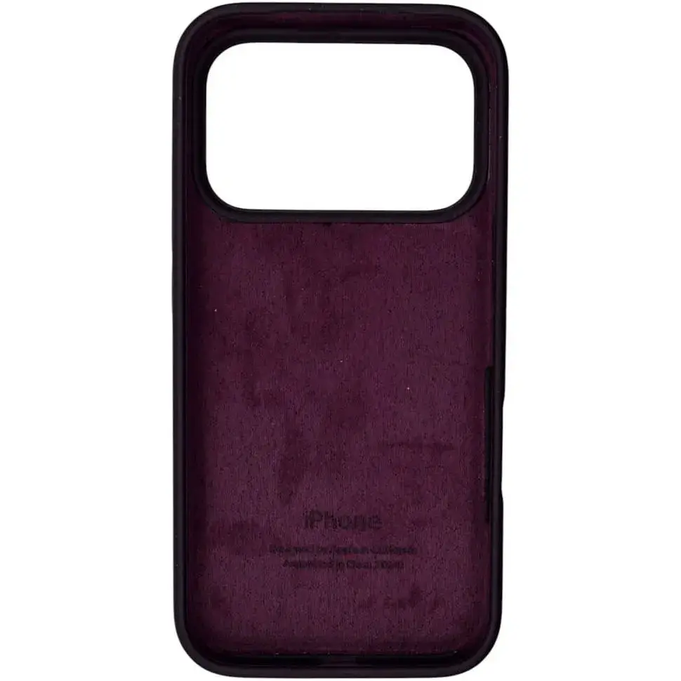 Чехол Silicone Case для Apple iPhone 17 Pro Max Berry Purple AA [145092] - фото 2