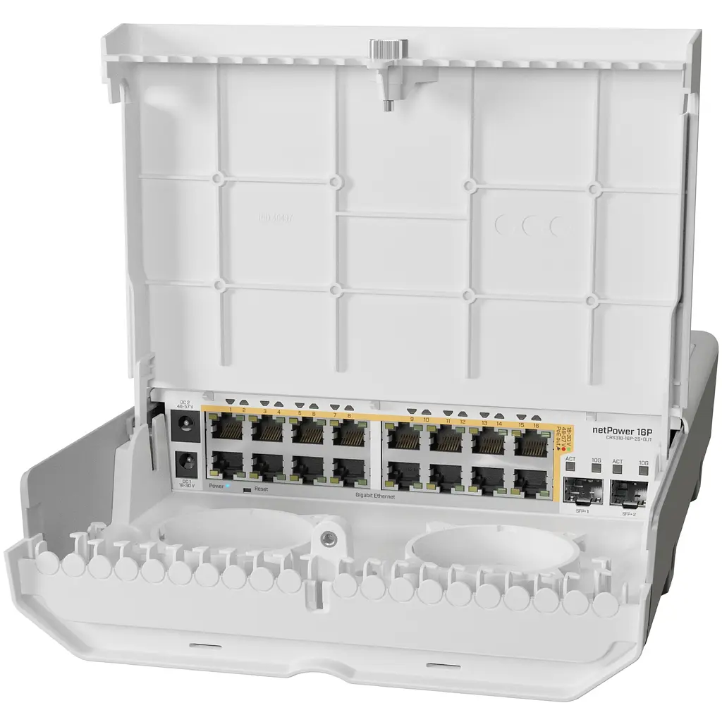 Комутатор Mikrotik CRS318-16P-2S+OUT - фото 2