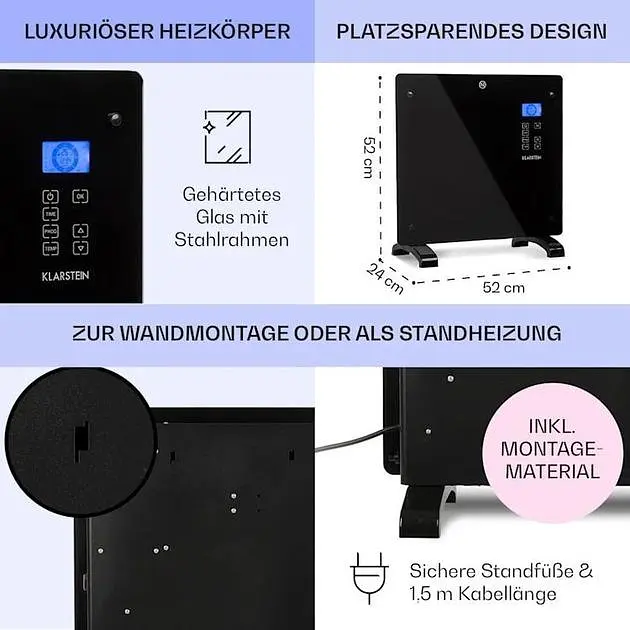 Конвекторний обігрівач Klarstein Norderney (10032787) - фото 6