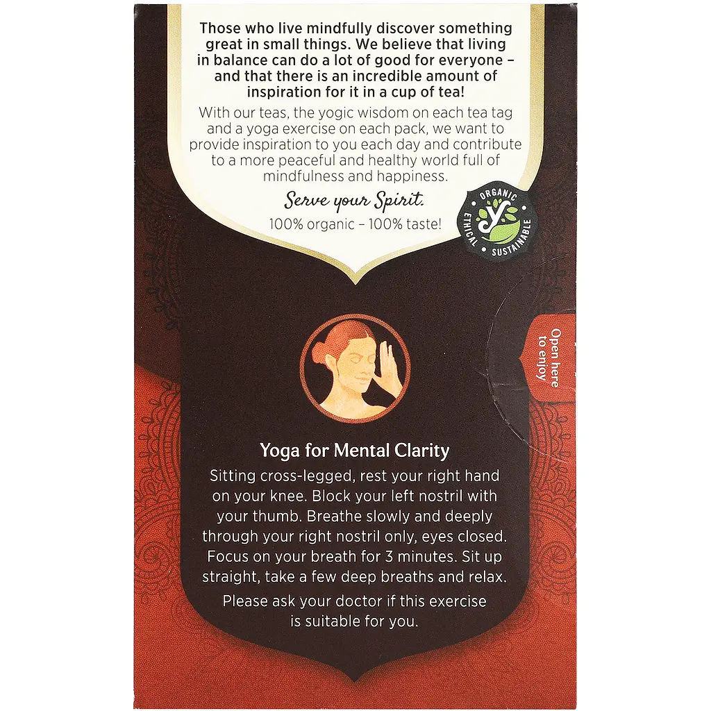 Чай Yogi Tea Choco органічний 37.4 г (17 шт. х 2.2 г) - фото 5