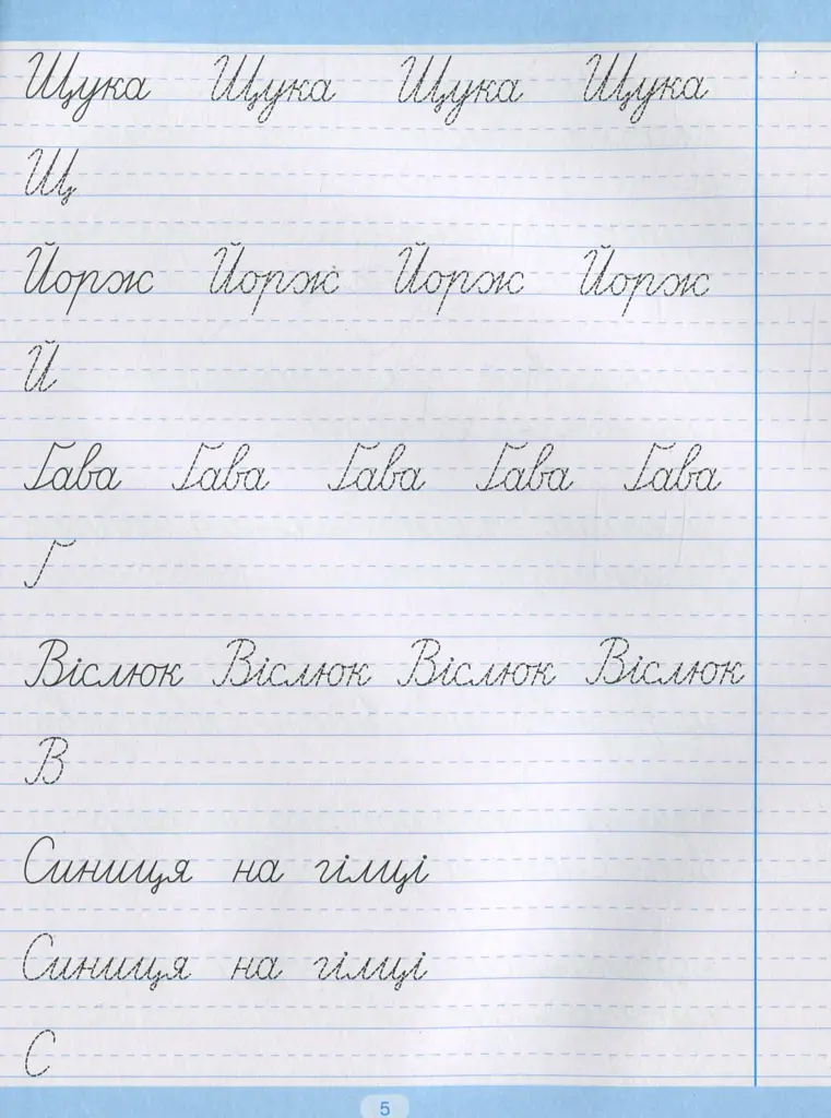 Тренажер для списування речень і текстів. Широка лінійка - фото 6