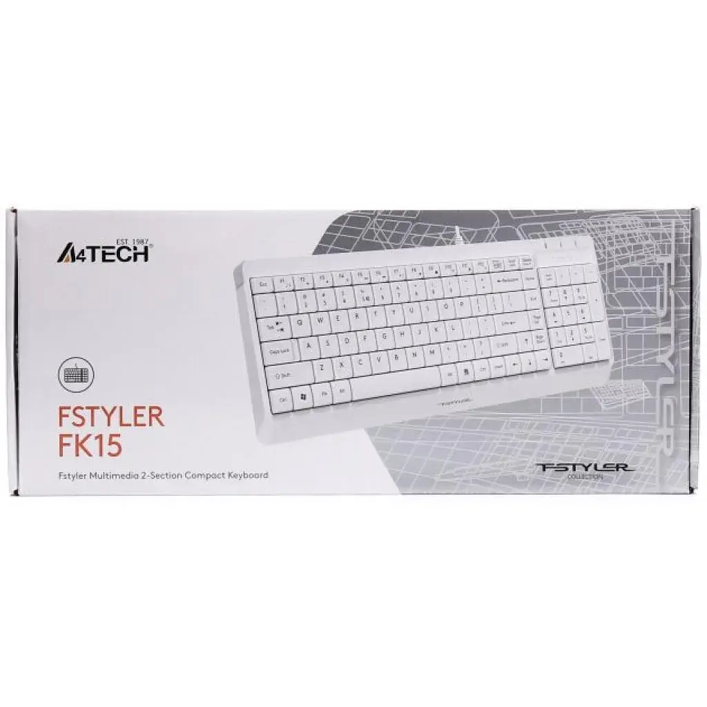 Клавіатура A4Tech FK15 White (4711421956888) - фото 10