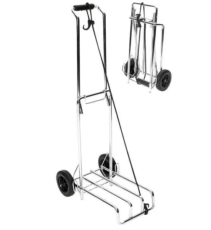 Візок господарський Bo-Camp Luggage Trolley Foldable 40 kg Silver (5267279) (DAS302121) - фото 2