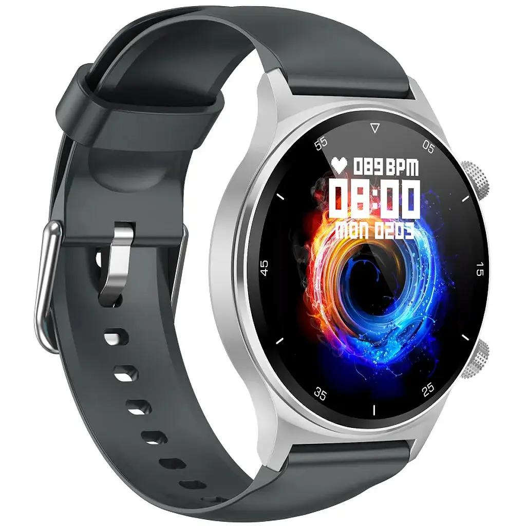 Розумний годинник Jiks Watch PRO з вимірюванням тиску (Сріблястий) - фото 3