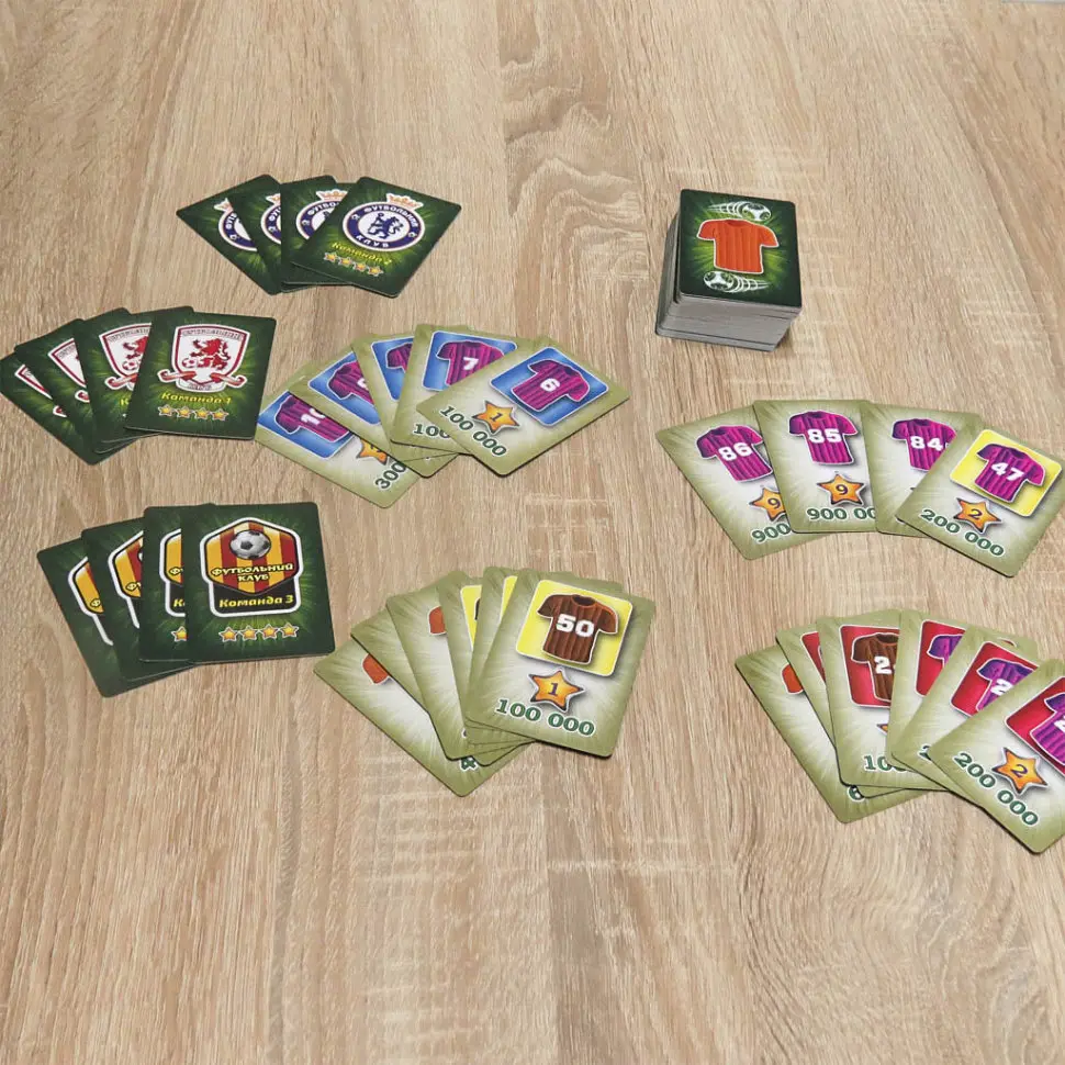 Настільна гра Artos Games Футбольний клуб 100 карток футболістів (0963) - фото 6