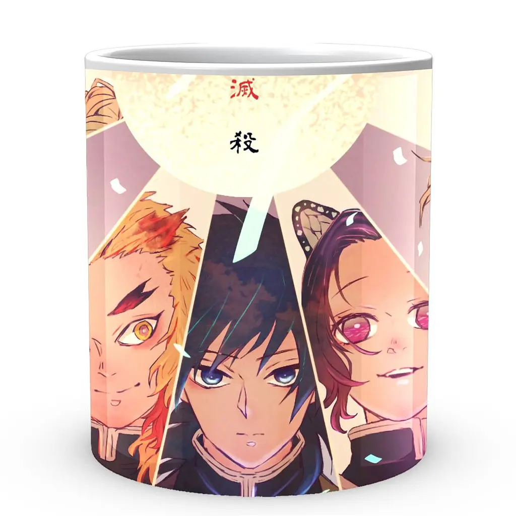 Кружка GeekLand Kimetsu no Yaiba Клинок, уничтожающий демонов KY 002.20 330 мл белая - фото 2