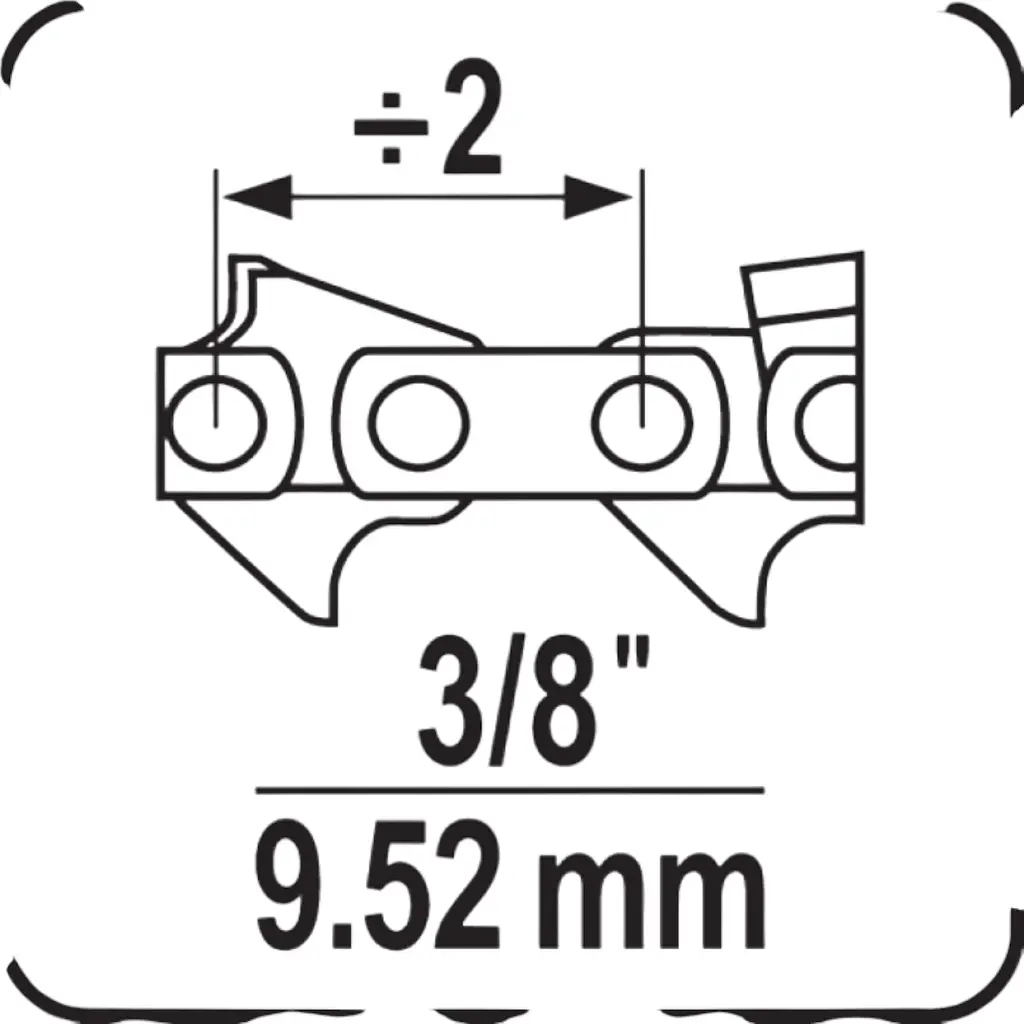 Цепь для бензопилы Yato 40 см 55 ячеек YT-849301 - фото 3