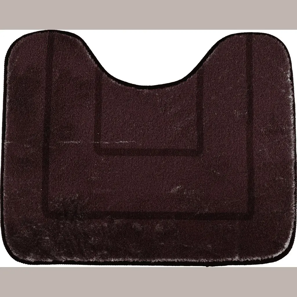 Набір килимків для ванної та туалету Soho Brown (tex mat 50*40, 50*80 см Brown) - фото 4