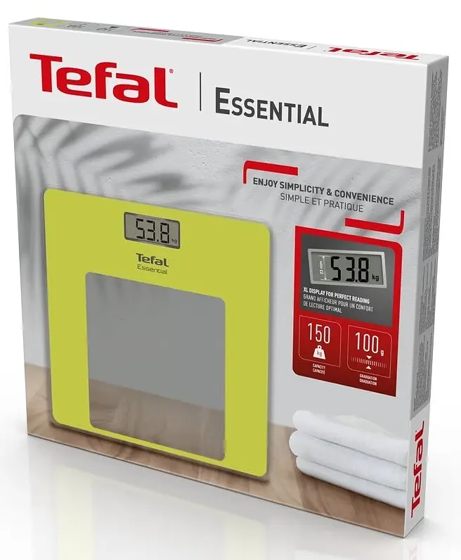 Ваги підлогові Tefal Essential lemon (PP1305V0) - фото 6