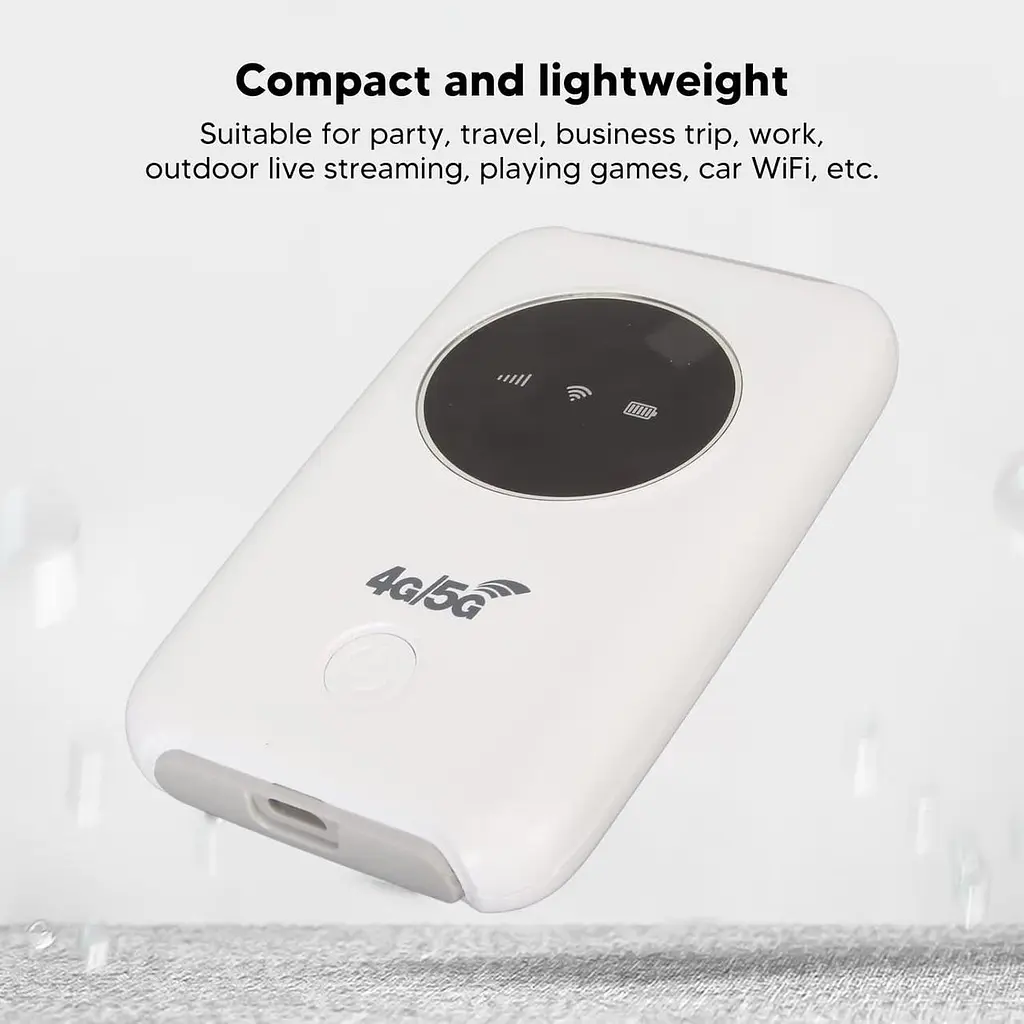 Модем, портативний 4G маршрутизатор Cryfokt 4G LTE USB WiFi бездротовий WiFi 3200MAh - фото 2