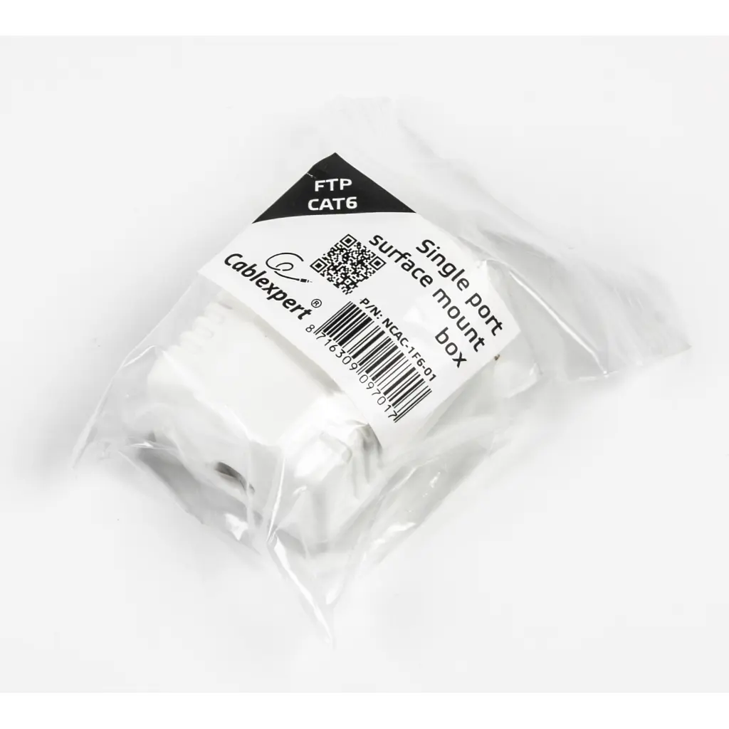 Комп'ютерна розетка Cablexpert RJ45x1 FTP, cat.6 (NCAC-1F6-01) - фото 2